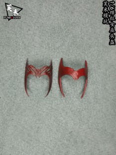 现货-奇异博士2绯红女巫1/6变身头盔兵人12寸模型手办配件 搭配HT