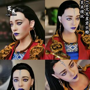 现货-黑神话悟空 亢金龙 亢龙星君1/6头雕白模 1/12女兵人6寸手办