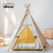 猫咪屋猫舍 保暖可拆洗封闭式 小斑鸠宠物帐篷四季 通用猫窝狗窝冬季