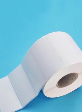 铜版不干胶纸90X50标签打印纸CP2140 3140 ZT210 230条码贴纸特惠