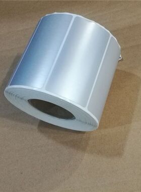 60X40银色不干胶纸HONEYWELL PC42T消银龙标签纸防水贴纸特惠