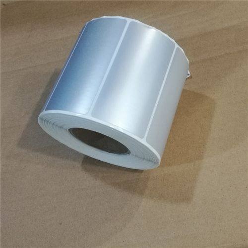 热卖60X40银色不干胶纸HONEYWELL PC42T消银龙标签纸防水贴纸