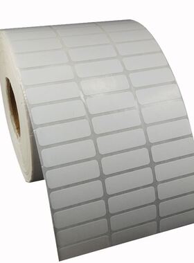 铜版不干胶纸30x15打印贴纸CP2140 3140 ZD888T商品标签纸热卖