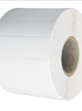 加粘标签纸60X20铜版不干胶纸TSCTE244 342 344商品标识贴纸热卖