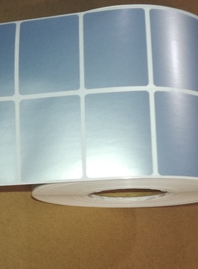 TSC244防水消银龙不干胶标签纸35X25PET亚银龙条码纸G500热卖