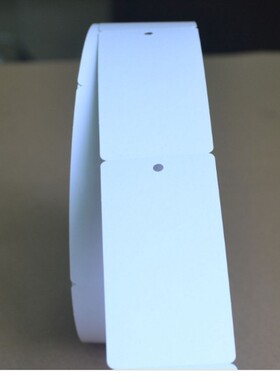 服装吊牌贴纸40x80 45X90 100 120  35X75竖版卡纸铜版标签纸特惠