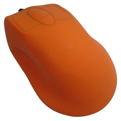 防水静音有线大头硅胶鼠标usb