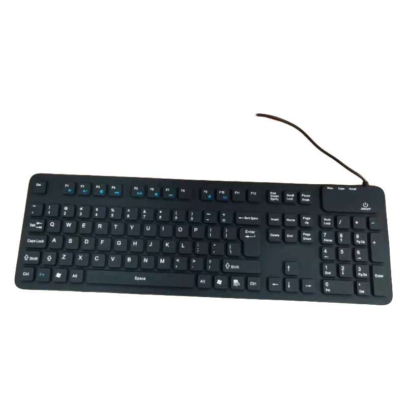 硅胶电脑键盘有线防水键盘