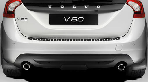 适配沃尔沃XC60后护板 后备箱防护板v60改装饰尾门后备箱保护板