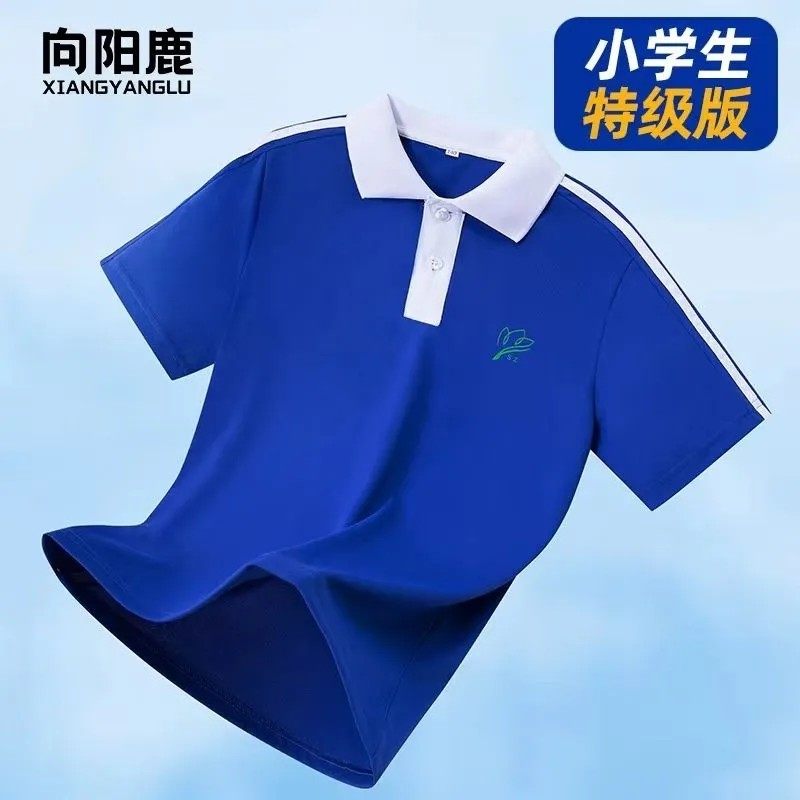 深圳校服小学生夏秋季短袖短裤长裤子男女特级版长袖女校服