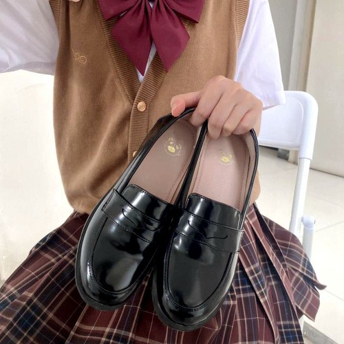 中跟小皮鞋欧奈川制服鞋正统JK