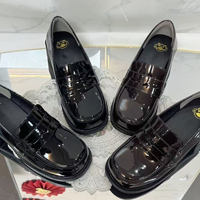 中跟制服鞋日系校供轻便小皮鞋