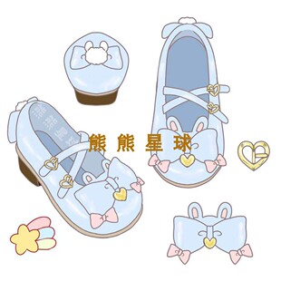 【喜欢先收藏】熊熊星球原创萌萌 可爱甜美LOLITA单鞋学生小皮鞋
