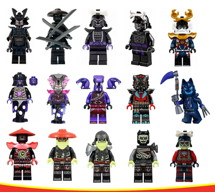 LEGO乐高 正品 幻影忍者 反派人仔 加满都 蛇怪 骷髅兵 武士 摩罗图片