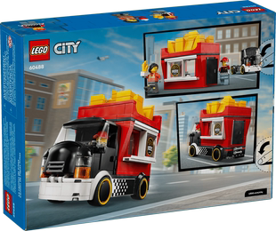 LEGO乐高正品 60488薯条餐车 益智拼搭积木儿童模型玩具 城市系列