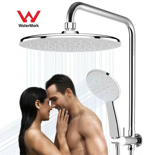 澳洲 watermark/wels 冷热莲蓬头顶喷 3功能增压手持淋浴花洒套装