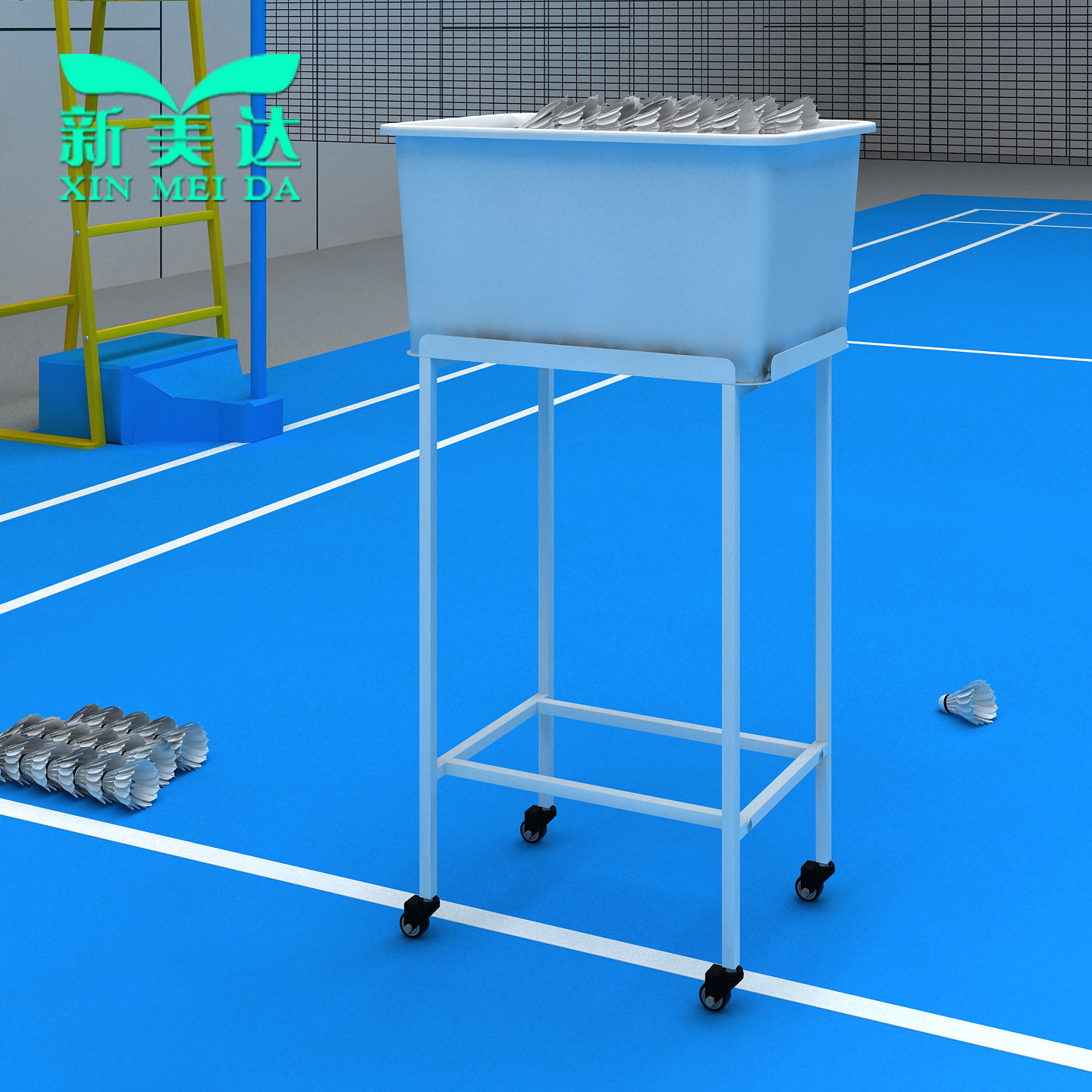 羽毛球馆培训教练专用训练球发球喂球放置收纳箱架移动车,商业/办公家具,置物架/陈列架/储物架/展示架,淘宝优惠券,粉丝福利购,淘宝优惠卷