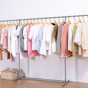 落地折叠室内家用晾衣杆