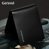 Кожаный короткий бумажник, кошелек, трендовая сумка