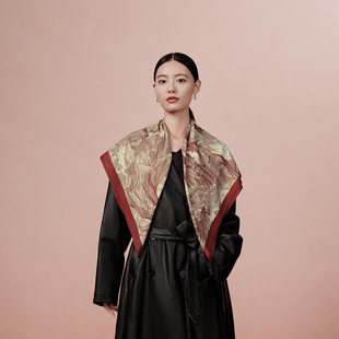 丝羊毛披肩&绵羊毛系列围巾女士礼盒 万事利秋冬新品 新年礼物