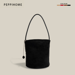 2025新款 PEPPIHOME包包女式 轻奢小众高级感水桶包上班杂物小拎包