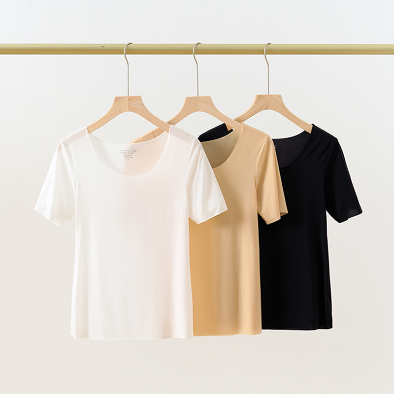 轻薄T恤冰丝女内搭无痕短袖