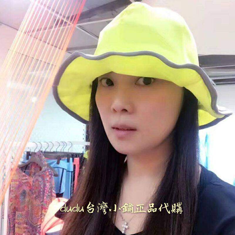 台湾 后益 hoii  防晒荷叶边花瓣帽小帽檐款/可折叠收纳