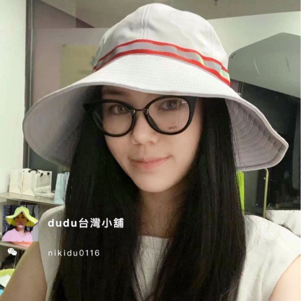 现货新款HOII后益防晒帽时尚圆筒帽/调节式抽绳渔夫帽防晒