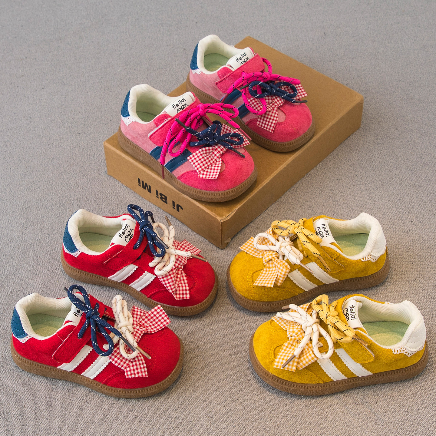 女童板鞋2025春秋新款儿童鞋子蝴蝶结公主鞋软底休闲运动鞋德训鞋,童鞋/婴儿鞋/亲子鞋,板鞋,淘宝优惠券,粉丝福利购,淘宝优惠卷