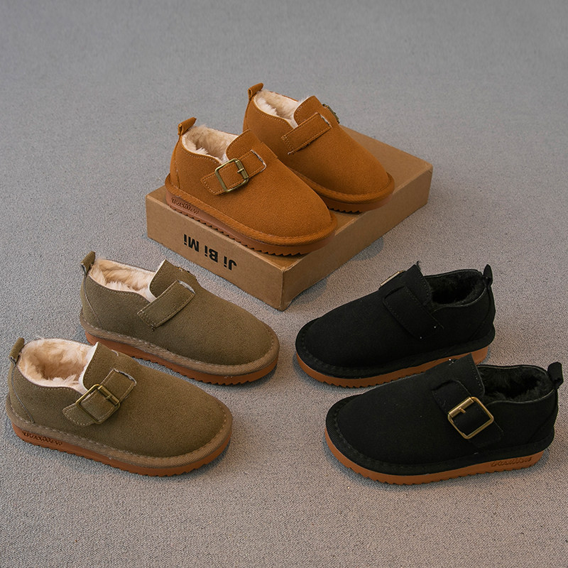 儿童大棉鞋2025冬季新款男童鞋子女童加绒加厚保暖豆豆鞋皮鞋冬鞋,童鞋/婴儿鞋/亲子鞋,棉鞋,淘宝优惠券,粉丝福利购,淘宝优惠卷