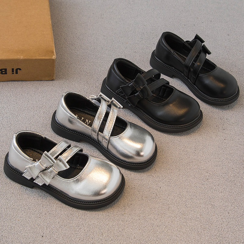女童皮鞋2024春秋新款儿童鞋子小女孩公主鞋软底豆豆鞋单鞋学院风,童鞋/婴儿鞋/亲子鞋,皮鞋,淘宝优惠券,粉丝福利购,淘宝优惠卷