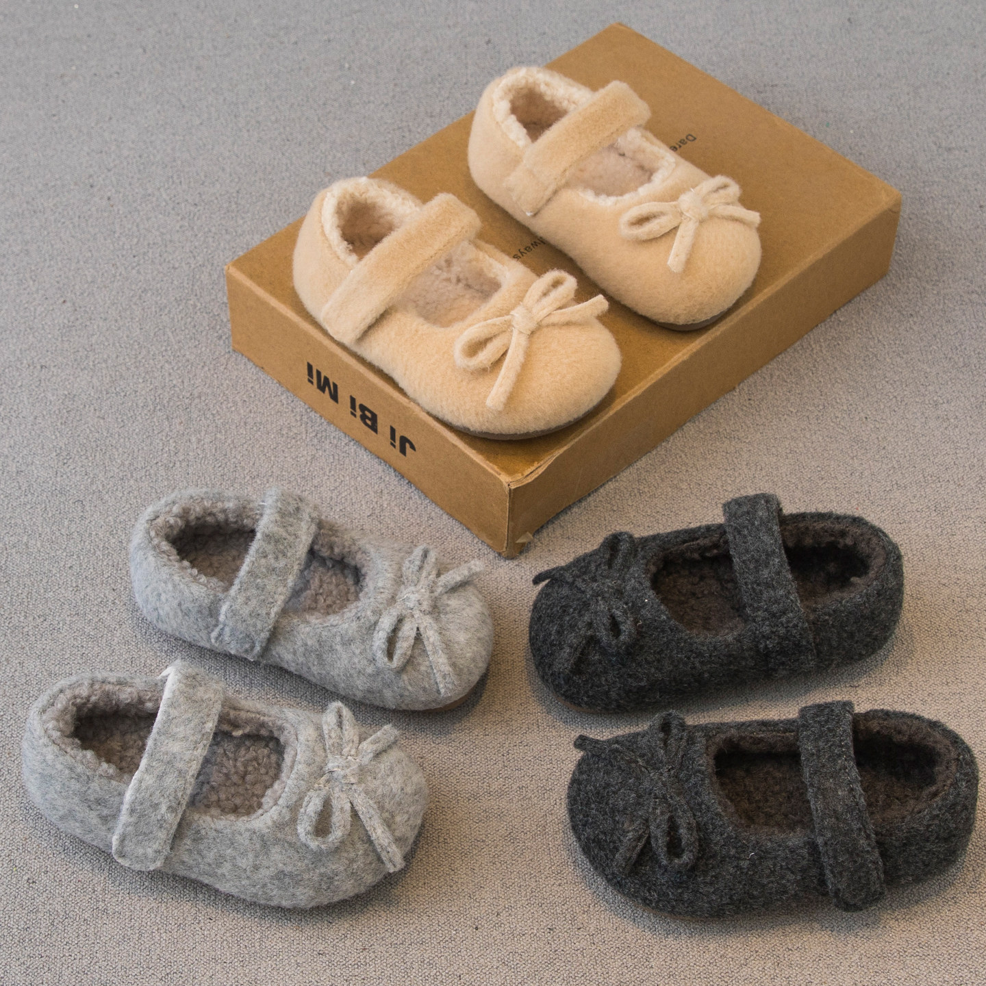 女童毛毛鞋2025冬季新款儿童鞋子小女孩公主鞋二棉加绒豆豆鞋棉鞋,童鞋/婴儿鞋/亲子鞋,棉鞋,淘宝优惠券,粉丝福利购,淘宝优惠卷