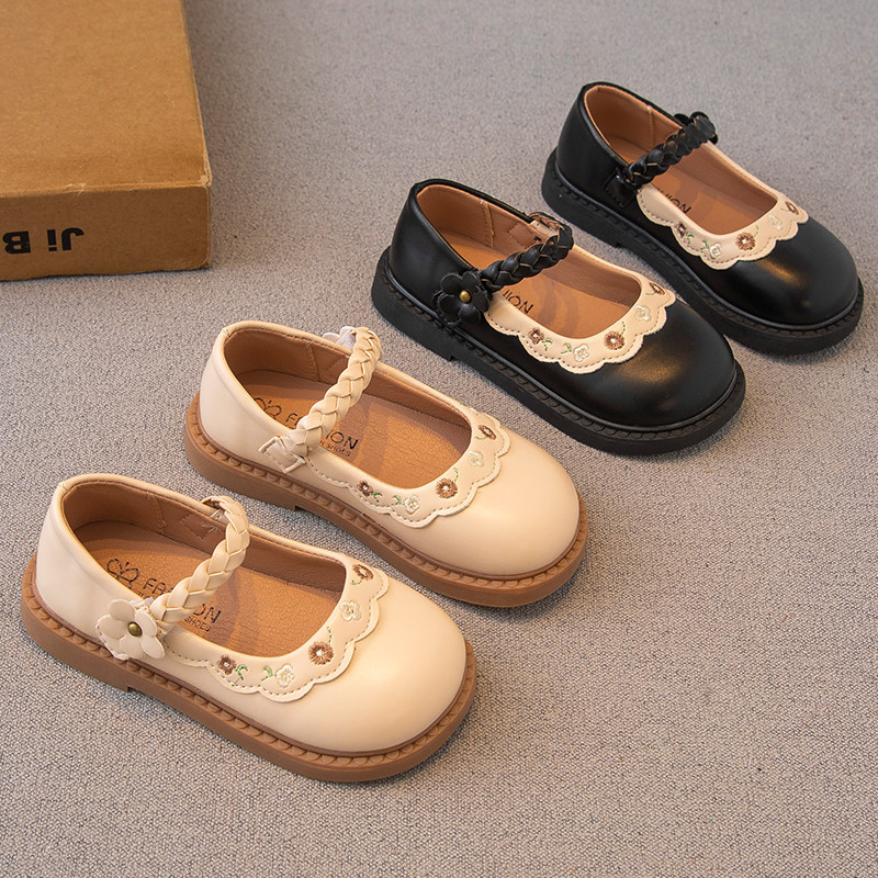 女童皮鞋2026春秋新款儿童鞋子小女孩公主鞋软底豆豆鞋单鞋中大童,童鞋/婴儿鞋/亲子鞋,皮鞋,淘宝优惠券,粉丝福利购,淘宝优惠卷