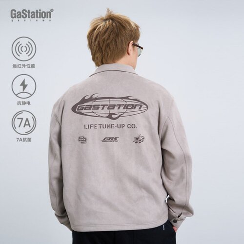 Gastation麂皮夹克外套