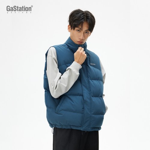 Gastation马甲棉服秋冬新款休闲棉衣加厚马甲工装外套男夹克背心