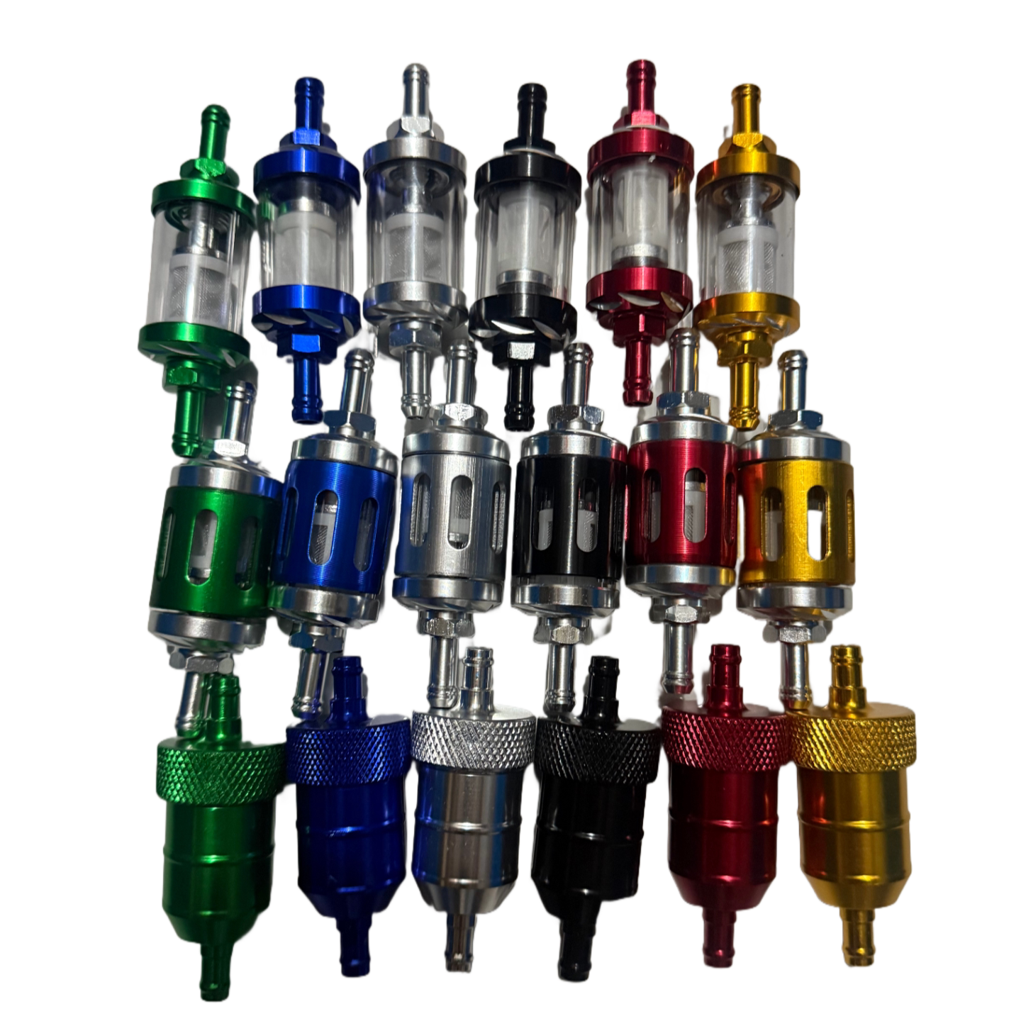 摩托车改装配件通用CNC汽油过滤器铝合金油杯油滤器油壶ATV越野车