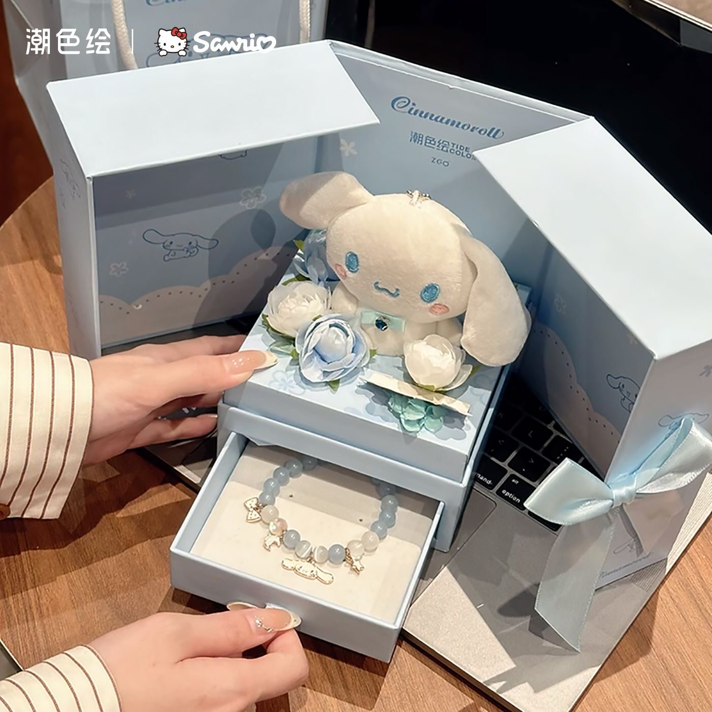 玉桂狗系列礼物儿童水晶手串手链图片