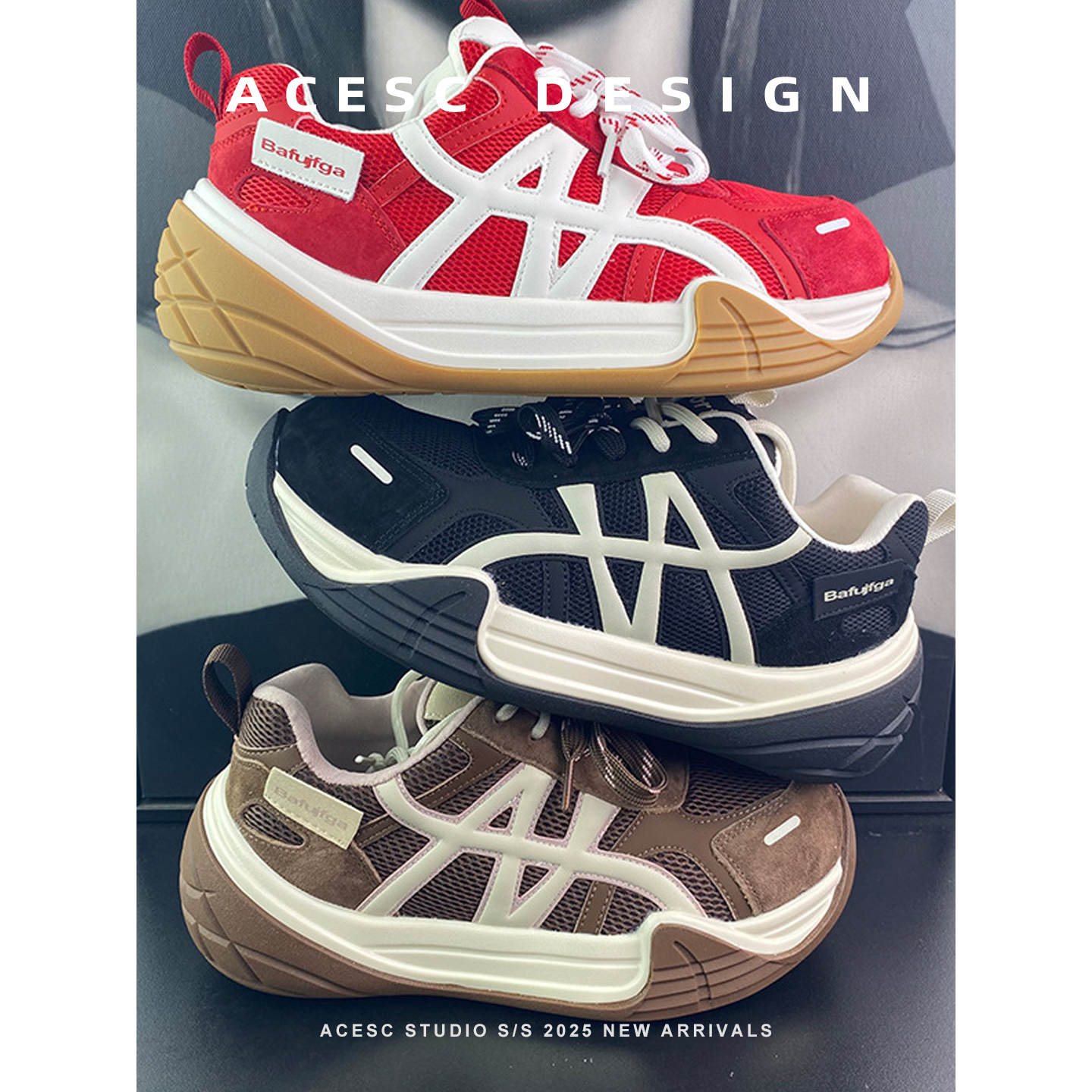 欧货真皮透气厚底老爹鞋女2025秋季新款百搭软底不累脚休闲运动鞋