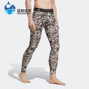 Adidas AOP TIGHT男子紧身运动健身裤 IC2161 阿迪达斯正品