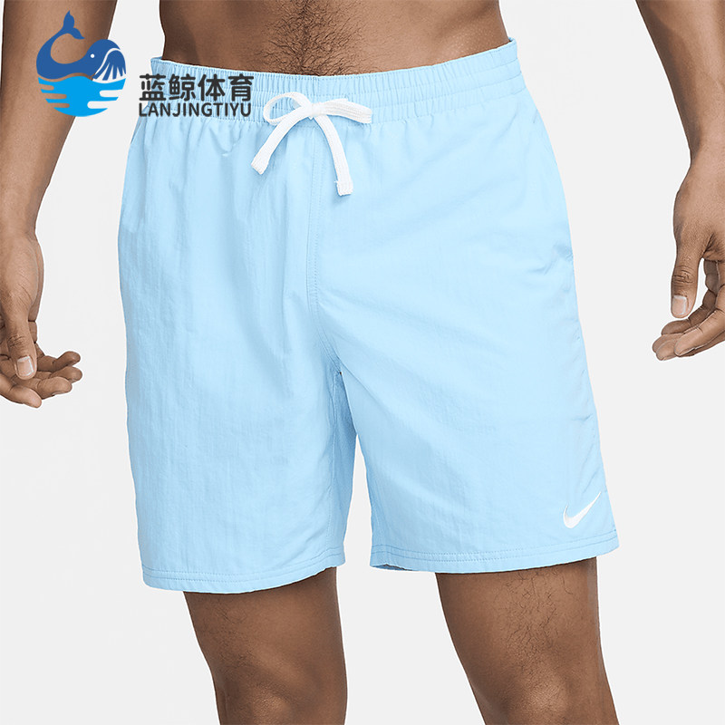 Nike/耐克正品Swim 男士梭织抽绳夏季干爽沙滩短裤FZ6259-407