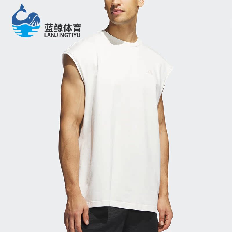 Adidas/阿迪达斯正品新款男子宽松篮球运动背心IM4219