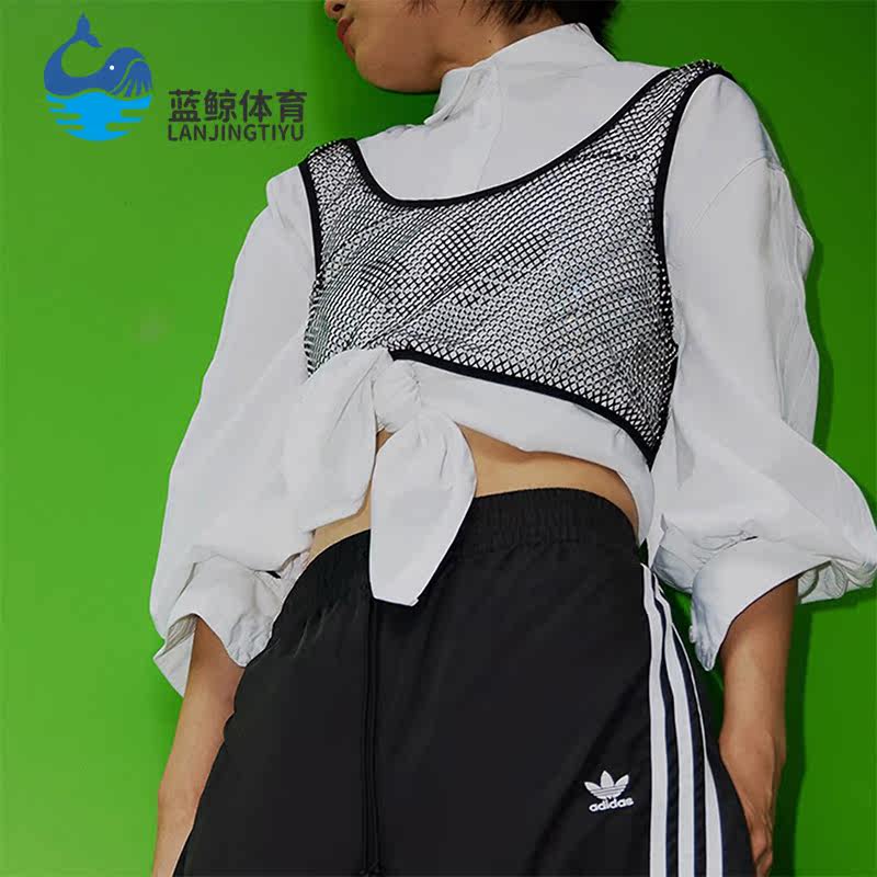 Adidas/阿迪达斯正品三叶草女子时尚透气休闲抹胸背心IW6206