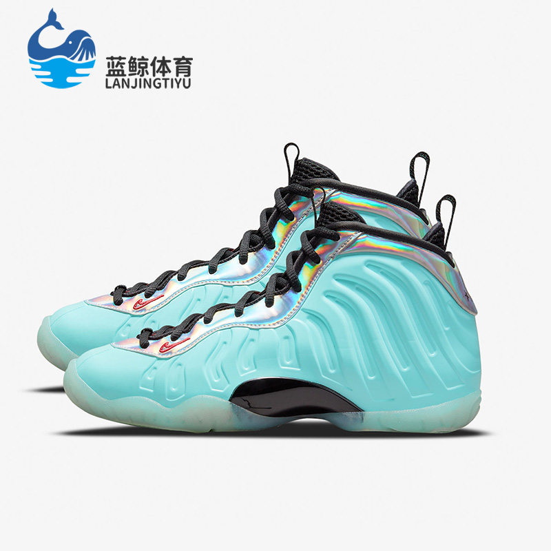 Nike/耐克Little Posite One 水晶底镭射南海岸 喷泡篮球鞋DH6490
