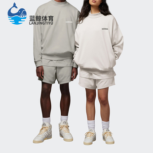 Adidas 三叶草男女针织圆领套头运动卫衣IA3435 阿迪达斯正品