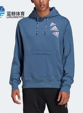 Adidas/阿迪达斯正品M Q4 BL HD 情侣款加绒运动卫衣HL9382