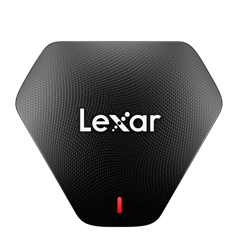 Lexar雷克沙USB3.1 SD/TF/CF 二型高速type-c口三合一商务读卡器