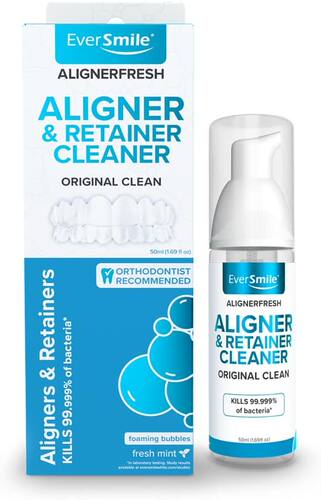 美国代购WhiteFoam On-the-Go Clear Retainer Cleaner for Invis