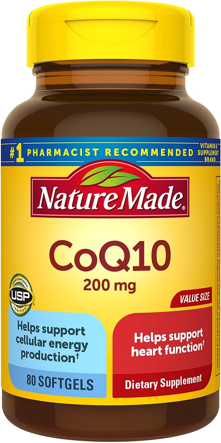 美国代购Nature Made CoQ10 200mg, Dietary Supplement for Hear