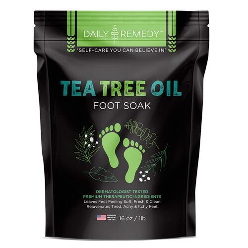 美国代购Tea Tree Oil Foot Soak with Epsom Salt - Made in USA