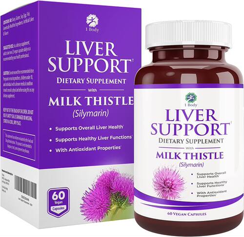 美国代购Liver Cleanse and Support Supplement – Milk Thistle